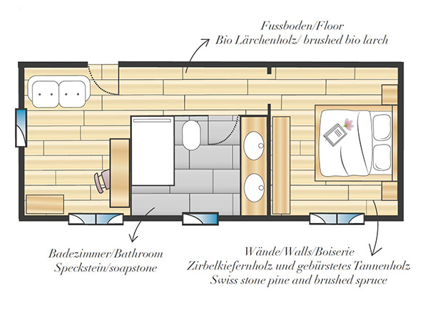 Plan Junior Suite room