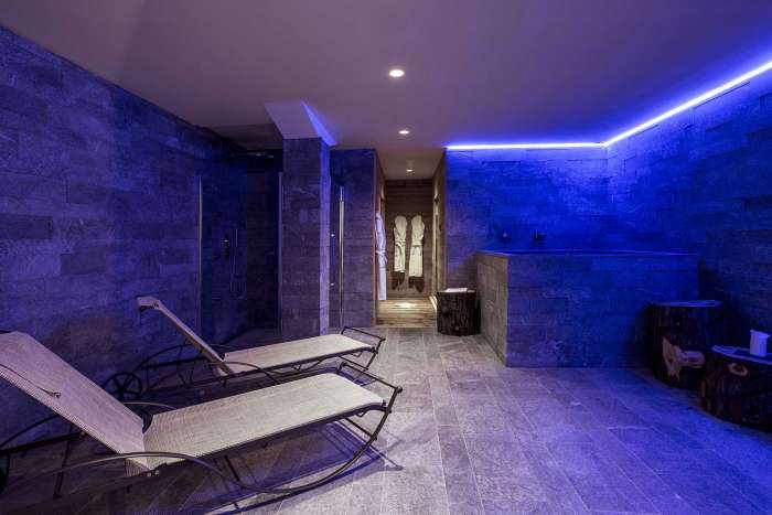 wellness area with ice water tank